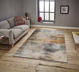 Conceptum Alfombra de Terciopelo Multicolor 100 x 140 cm